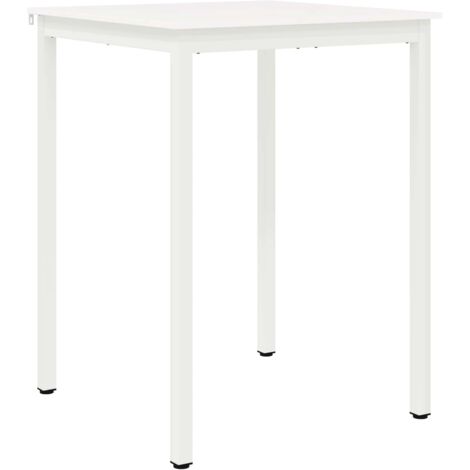 Bartisch Weiß 80 x 80 x 105 cm Massives Kiefernholz vidaXL