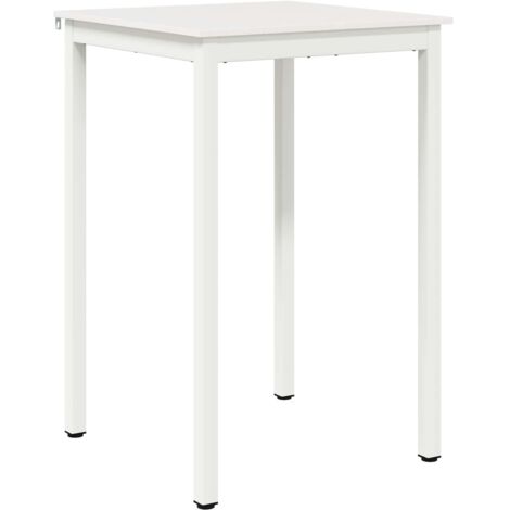 Bartisch Weiß 70 x 70 x 105 cm Massives Kiefernholz vidaXL