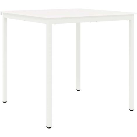 Bartisch Weiß 110 x 110 x 105 cm Massives Kiefernholz vidaXL