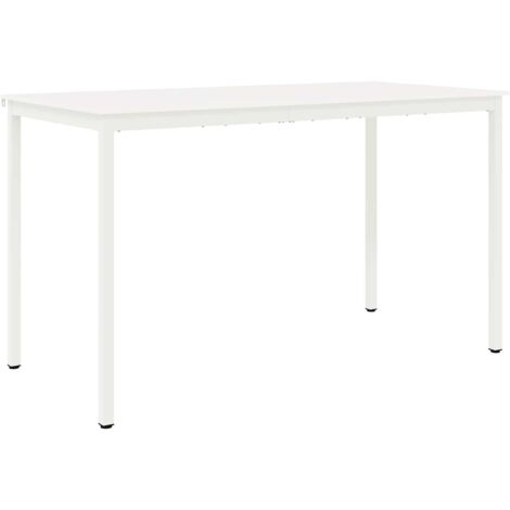 Bartisch Weiß 180 x 90 x 105 cm Massives Kiefernholz vidaXL