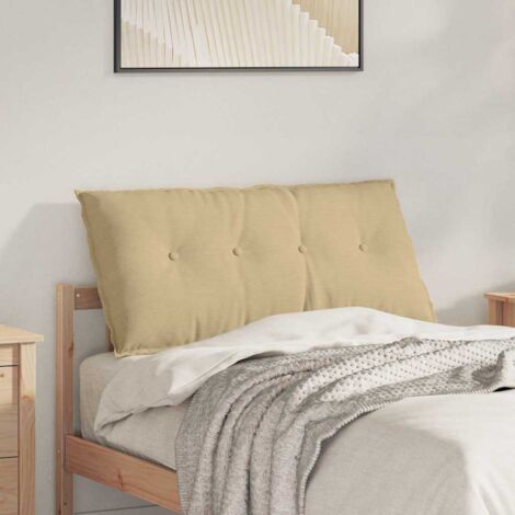 Rückenkissen Grau-Grün 100 x 50 cm Cordstoff vidaXL