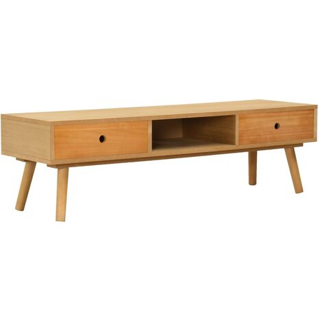 TV-Schrank 120x35x35cm Massivholz Kiefer