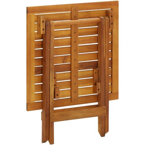 Bistrotisch 46x46x47 cm Massivholz Akazie vidaXL