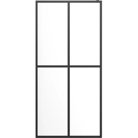 Duschwand für Walk-in Dusche Klares Sicherheitsglas 80x195 cm vidaXL