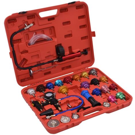 YFIXTOOL Hydraulik-Druckprüfgerät-Kit Für Bagger – 12 Kupplungen, 3 Schläuche, 3 Manometer (3500/6000/9000 PSI)