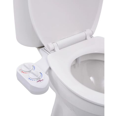 Bidet-Aufsatz für Toilettensitz Heißes Kaltes Wasser Einzeldüse vidaXL