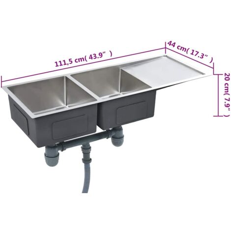 Spülen mit 2 Becken