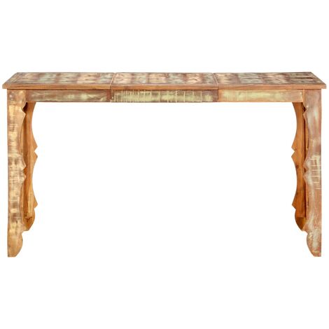 Esstisch 140×70×76 cm Recyceltes Massivholz vidaXL