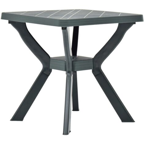 Bistrotisch Grün 70x70x72 cm Kunststoff vidaXL