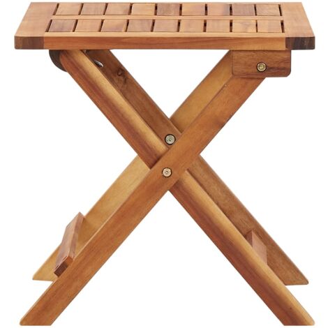 Garten-Couchtisch Klappbar 40x40x40 cm Massivholz Akazie vidaXL
