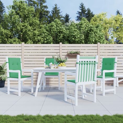 Gartenstuhlauflagen für Niedriglehner 4 Stk. Grün 100x50x3 cm vidaXL