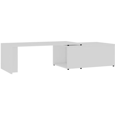 Couchtisch Weiß 150x50x35 cm Holzwerkstoff vidaXL (1/7)