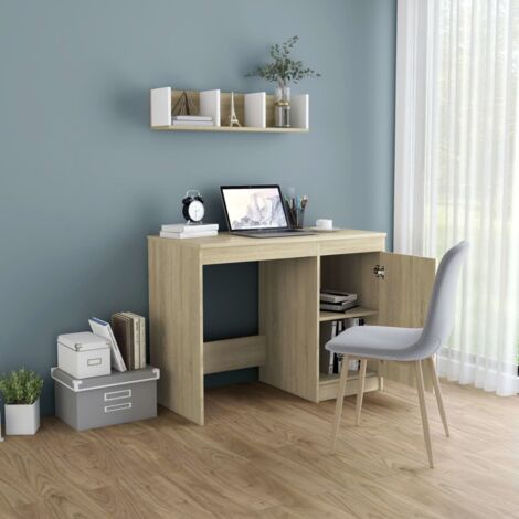 Schreibtisch Sonoma-Eiche 100x50x76 cm Holzwerkstoff vidaXL