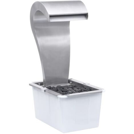 Wasserfall Garten Silber 52,4x34,2x82 cm Edelstahl (1/5)