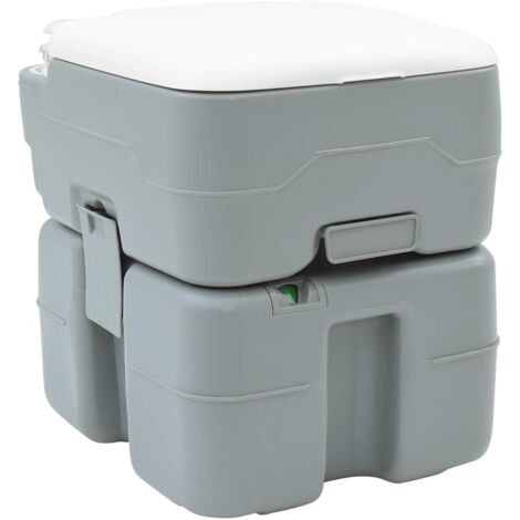 Camping-Toilette Grau 41,5 x 36,5 x 42 cm vidaXL (1/5)