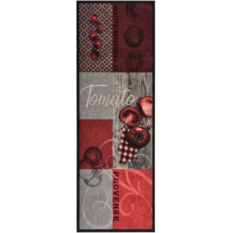 vidaXL Küchenbodenmatte Waschbar Tomate 60x180 cm