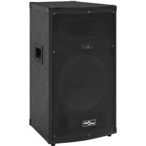 Professioneller HiFi-/Bühnen-Lautsprecher Passiv 1000 W Schwarz vidaXL
