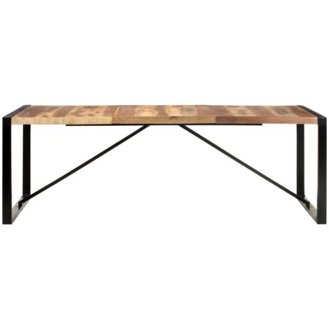 Esstisch 220x100x75 cm Massivholz vidaXL