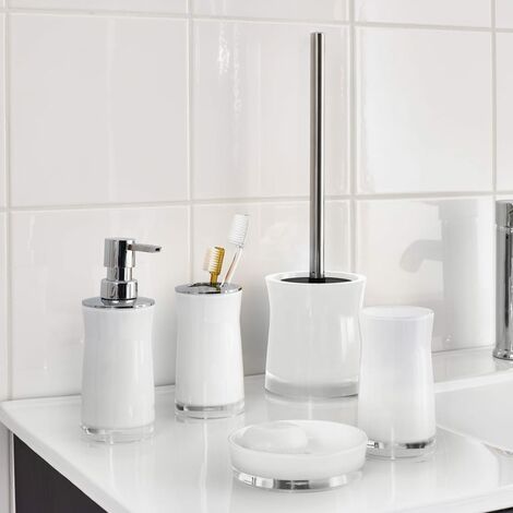 9,2 x 9,2 x 42,5 cm WC-Bürste,Toilettenbürste,Klo RIDDER WC-Bürste Cube weiß ca 