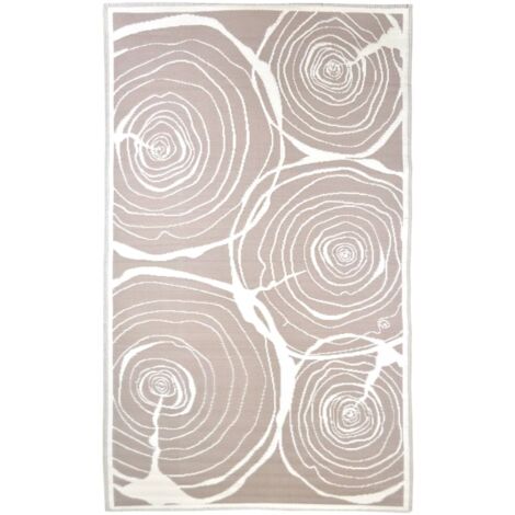 Outdoor-Teppich 240x150 cm Jahresringe Esschert Design