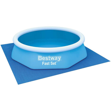 Bestway Pool Bodenschutzplane 274x274cm Unterlegplane Bodenplane Schutzplane