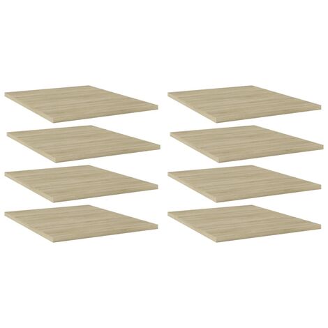 Bücherregal-Bretter 8 Stk. Sonoma-Eiche 40x50x1,5 cm vidaXL
