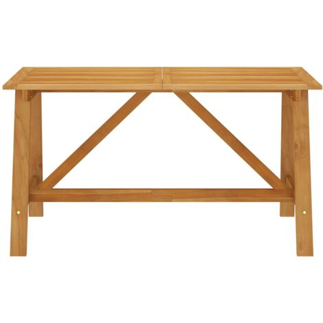 Garten-Esstisch 140x70x73,5 cm Akazie Massivholz vidaXL