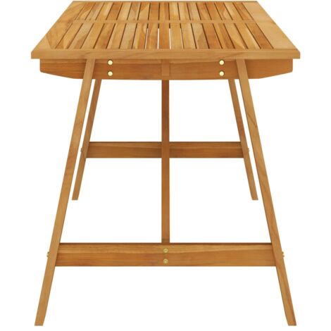 Garten-Esstisch 140x70x73,5 cm Akazie Massivholz vidaXL