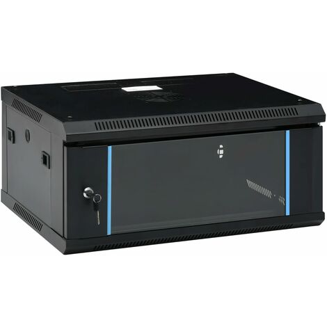 vidaXL Wandnetzschrank 4U 19" IP20 600x450x285 mm