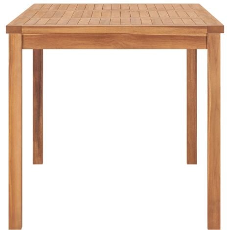 Garten-Esstisch 140x80x77 cm Massivholz Teak vidaXL
