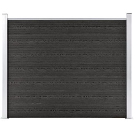 vidaXL Fence Panel WPC 180x146 cm Grey