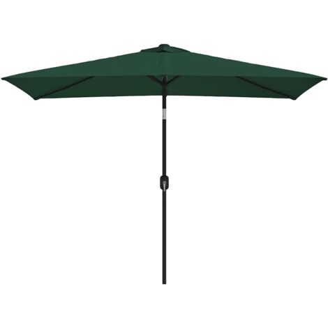 vidaXL Parasol 200 x 300 cm Green Rectangular