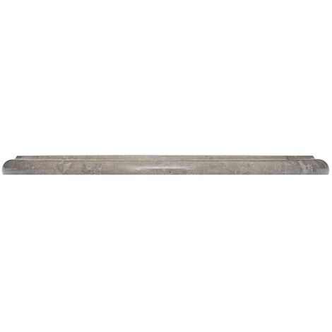 Tischplatte Grau Ø40x2,5 cm Marmor vidaXL