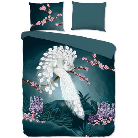 Good Morning Bettwäsche-Set GENESIS 155×220 cm Petrolblau – Blau