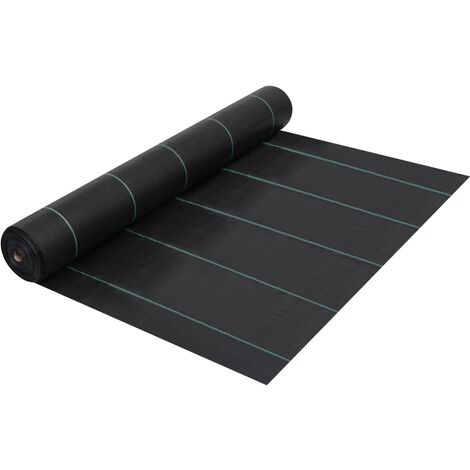 Unkrautfolie Schwarz 2x10 m PP vidaXL