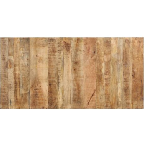 Esstisch 160x80x76 cm Raues Mangoholz vidaXL