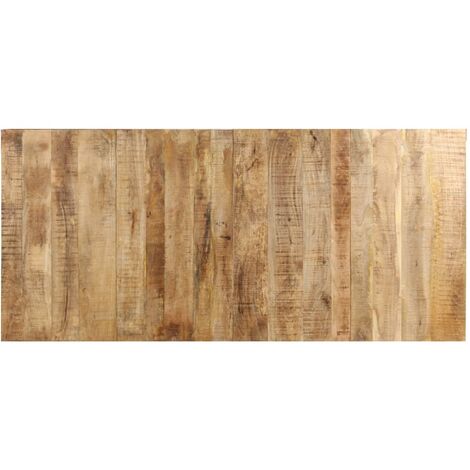 Esstisch 220x100x76 cm Raues Mangoholz vidaXL