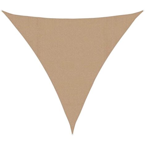 vidaXL Sunshade Sail 160 g/m² Taupe 4,5x4,5x4,5 m HDPE