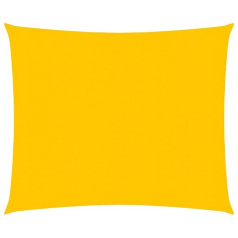 Prolenta Premium Sonnensegel 160 g/m² Gelb 2x2 m HDPE