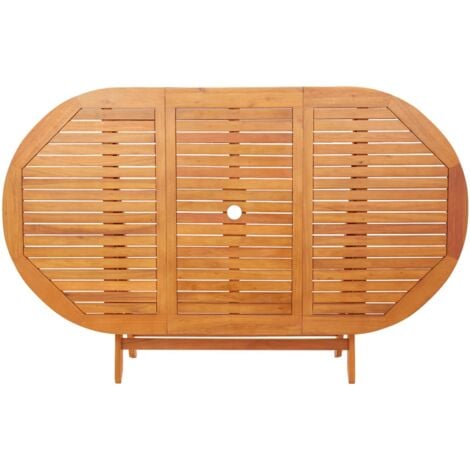 Klappbarer Gartentisch 160x85x75 cm Massivholz Eukalyptus vidaXL