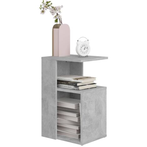 Beistelltisch Betongrau 36x30x56 cm Holzwerkstoff vidaXL