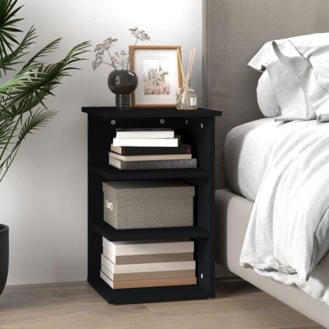 Beistellregal Schwarz 35x35x55 cm Holzwerkstoff vidaXL