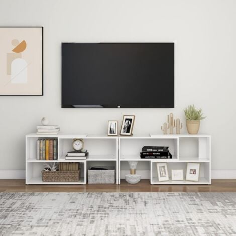 TV-Schrank Hochglanz-Weiß 149x30x52 cm Holzwerkstoff vidaXL