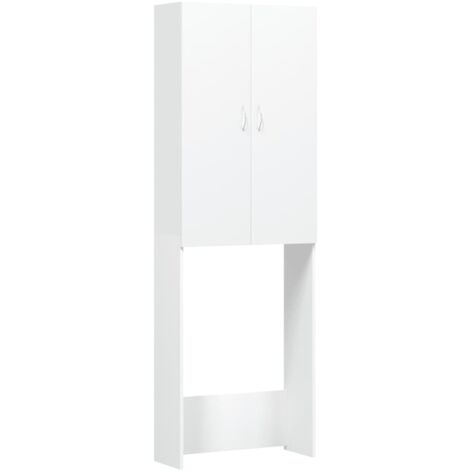 Waschmaschinenschrank Weiß 64x25,5x190 cm vidaXL