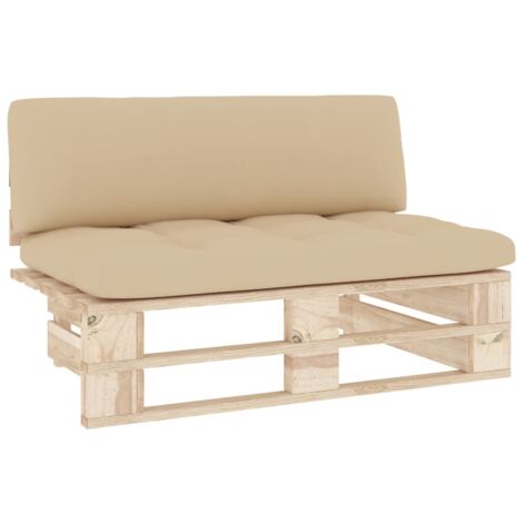Outdoor-Mittelsofa Paletten Imprägniertes Kiefernholz vidaXL (1/5)