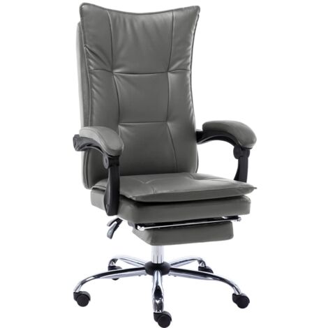 Bürostuhl Anthrazit Kunstleder vidaXL (1/5)