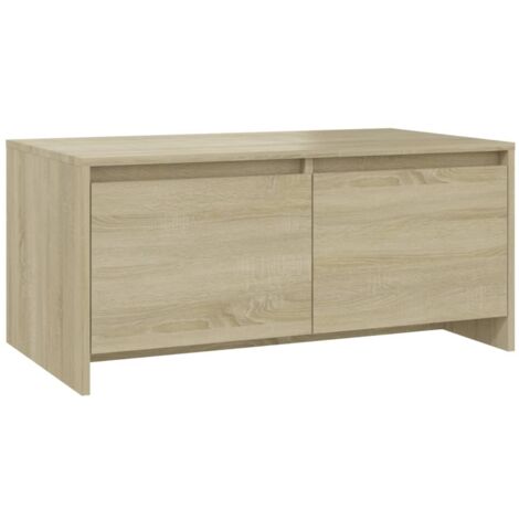 Couchtisch Sonoma-Eiche 90x50x41,5 cm Holzwerkstoff vidaXL (1/5)
