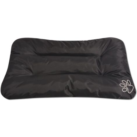 Hundebett Größe L Schwarz vidaXL