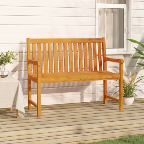 Gartenbank 110 cm Massivholz Akazie vidaXL (1/5)
