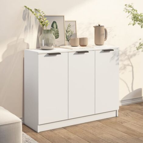 Sideboard Weiß 90,5x30x70 cm Holzwerkstoff vidaXL